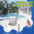 Pool Skimmer Basket Hook Skimmer Basket Pole 62.9 Inch Skimmer Lid Lifting Hook Fit for Pool Skimmer Basket with Handle Pool Filter Basket Pool Ho...