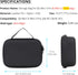 Portable Storage Bag for DJI Mini 3/ Mini 3 Pro (DJI RC/RC-N1 Remote Controller) Waterproof PU Leather Carrying Case for DJI Mini 3/ Mini 3 Pro Dr...