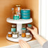 YouCopia Crazy Susan Two-Tier Turntable, Height-Adjustable Lazy Susan Organizer for Kitchen Cabinet and Pantry Organization and Storage, White...