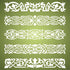 Stencils for Walls: Celtic Clip Stencil, 6 x 6.5 inch (S) - Irish Celts Viking Barrette Hairclip Knotwork Design Woven Ethnic Braided Protection K...