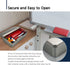 Silver Metal Tin Box Lids - Large Containers, Holder for Keeping Car Keys, Cookie, Pencil Case, 8.2 x 4.7 x 2.4 inch...