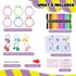 Chuangdi 6 Sets Cross Stitch Kits for Kids Embroidery Kit for Beginners Embroidery Stitches Practice Kit Beginner Embroidery Kit Starters Cross St...
