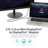 StarTech.com 3 ft Mini DisplayPort to DisplayPort 1.2 Adapter Cable M/M - DisplayPort 4k with HBR2 support - 3 feet Mini DP to DP Cable (MDP2DPMM3...
