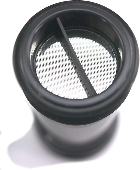 Iconikal Insulated Coffee Tumbler with Built-In French Press - 16 oz Black On-the-Go Coffee Maker - Brewer and Insulated Travel Mug with Closable ...