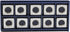 Square Carbide Inserts 15mm Woodworking Carbide Cutters Insert(15X15X2.5mm) 6" Radius Edges Fits Titan Spiral Shear Heads, Pack of 10...