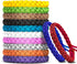 12 Pack Mosquito Repellent Bracelets, DEET-Free, Individually Wrapped PU Leather Insect & Bug Repellent Wrist Bands...