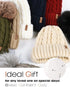 FURTALK Winter Beanie Knit Hat for Women Warm Fleece Lined with Faux Fur Pom Poms Womens Thick Ski Hats Knitted Skull Cap...