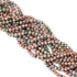 60PCS 6mm Natural Kashgar Garnet Gemstones Round Loose Beads for Jewelry Making 1 Strand 15"...