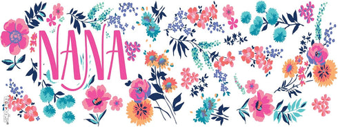 Tervis Made in USA Double Walled Dainty Floral Mother's Day Insulated Tumbler Cup Keeps Drinks Cold & Hot, 16oz Mug, Nana...