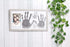 Kate & Milo DIY Family Photo Frame and Paint Kit – Craft Keepsake for Parents, Rustic Farmhouse Home Decor, Gray...