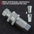 3/8” NPT Thread Ag Hydraulic Quick Connect Tractor Couplers with Dust Caps Ag ISO 7241-A Hydraulic Quick Connect Tractor Couplers Poppet Pioneer S...
