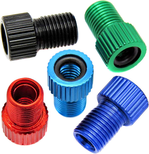 Presta Valve Adapter - Convert Presta to Schrader - French/UK to US - Inflate Tire Using Standard Pump or Air Compressor...