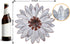 qzmaikoo Galvanized Farmhouse Metal Flowers Wall Decor Rustic Metal Wall Art Decorations Hanging for Indoor Living Room Outdoor Porch,Silver 12x12...