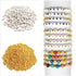 Amaney 2000pcs Beads Kits,Letter Beads and Gold Spacer Beads for DIY Bracelet Necklace Craft Jewelry Making Golden...
