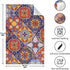 STAYTOP Mexican Talavera Ceramic Tile Pattern Kitchen Towels Set of 4, Super Soft and Strong Absorption Multifunctional Table and Tea Towels, 28x1...