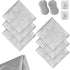 6 Pcs Multipurpose Wire Dishwashing Rags, Multifunctional Anti-Scratch Wet and Dry Double-Layer Steel Wire Dishcloth, Reusable, Easy to Rinse, Sui...