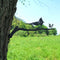 Metal Cardinal Bird On a Branch Tree Art, Steel Animals Silhouettes, Garden Yard Decoration, PLD-2, 2 Pieces...