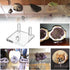 Hipiwe Clear Acrylic Display Stand - Three-Peg Display Easel Stands for Fossil Coral Geodes Rock Mineral Agate Small Collectibles, Set of 4...