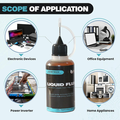 Liquid Solder Flux Dropper (30 ml/1 Oz.) I RMA Liquid Solder Flux I Soldering Flux I Electrical Solder I No Clean Liquid Flux I Rosin Flux I Solde...