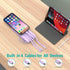 Portable Charger with Built in Cables,10000mAh Slim USB C Power Bank,5 Output 3 Input LED Display High Speed External Battery Pack Travel Phone Ch...