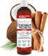 Coconut Pulling Oil for Teeth and Gums Mouthwash, 100% Pure and Natural, Non-GMO, Ayuverdic – Refreshing Cinnamon Essential Oils...