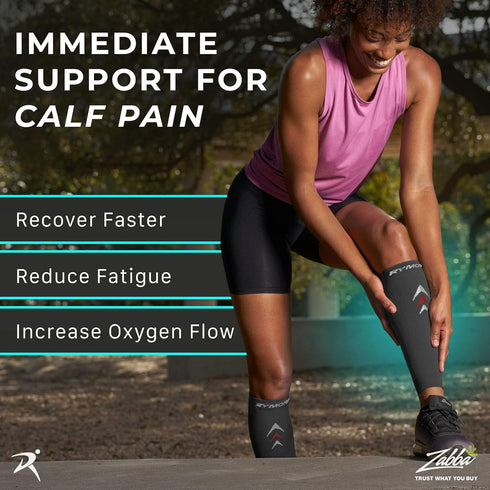 Rymora ORTHOPEDIC_BRACE Leg Compression Sleeve for Blend,Pain Relief, Calf Support, Comfortable, Secure Footless for Fitness, Running, and Shin Sp...