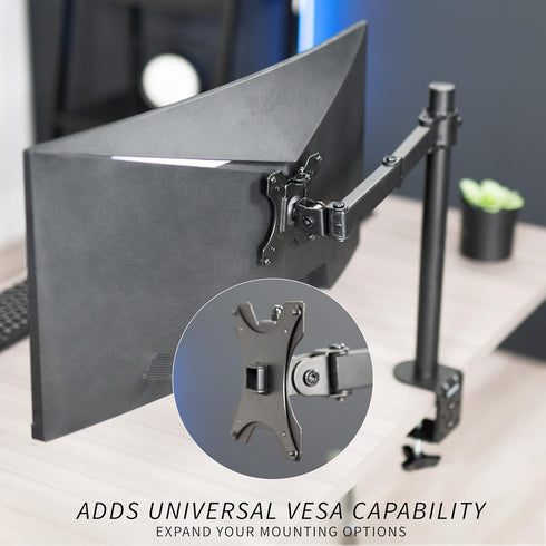 VIVO VESA Adapter Plate Bracket, Designed for Sceptre C25, C30, and C34 Monitors, VESA up to 100x100, Black, MOUNT-SRC30...