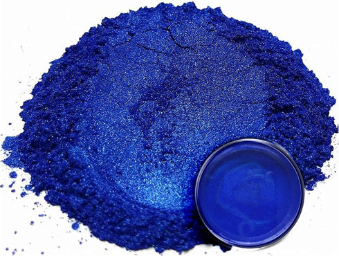 Eye Candy Premium Blue Mica Powder Pigment (25g) | Multipurpose DIY Arts and Crafts Additive | Acrylic Pouring, Woodwork, Epoxy, Resin, Bath Bombs...