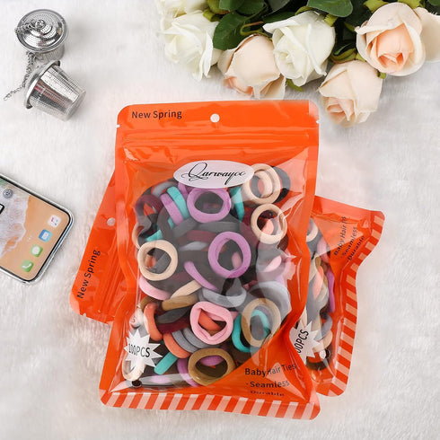 Toddler Hair Ties, Kids Hair Ties, Small Hair Bands and Girls Elastic Ponytail Holders for Baby Girls (Diameter 0.97 Inch?...