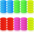 Uiifan 50 Pcs Plastic Dish Scrubbers for Dishes Nylon Dish Scrubber Plastic Pot Round Scrubber Scouring Pad Mesh Scouring Dish Pads Non Scratch Sc...