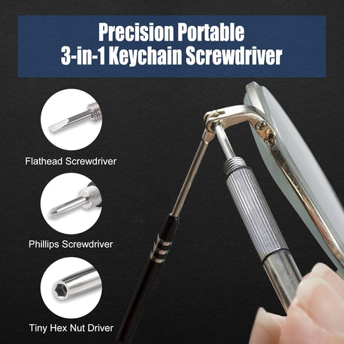 Round & Nylon Jaw Eyeglasses Frame Pliers Nylon Jaw Pliers for Eyeglasses 2 PCS Eyeglass Repair Kit with Eyeglass Repair Screwdriver Optical Plier...