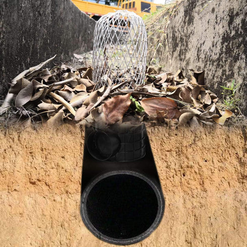 10 Pack Gutter Guard 3 Inch Expandable Aluminium Filter Strainer, Gutter Downspout Guard for Stopping Blockage Leaves and Debris...