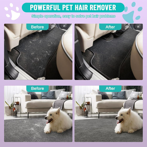 Pet Hair Remover Dog Hair Remover - Cat Hair Remover Furniture,Carpet Rake,Pet Hair Removal Tool,Pet Hair Remover for Couch,Pet Towers,Floor Mats ...