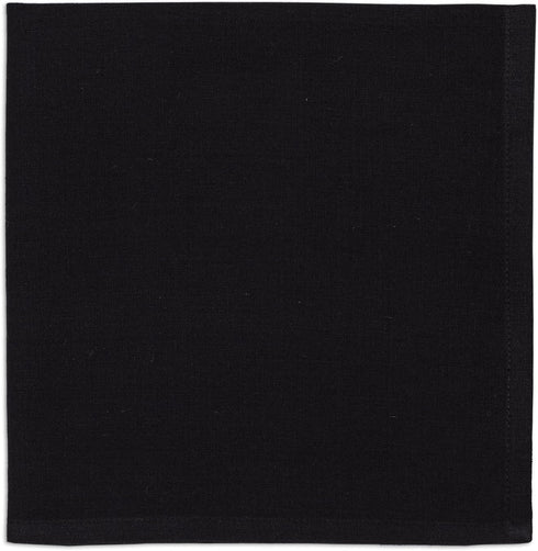 Cotton Dinner Napkins Black - 6 Pack (18 inches x18 inches) Soft and Comfortable - Durable Hotel Quality - Ideal for Events and Regular Home Use...