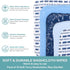 Spasilk Washcloth Wipes Set for Newborn Boys and Girls, Soft Terry Washcloth Set, Pack of 10, Blue Starfish...