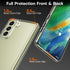 Rayboen for Samsung Galaxy S21 FE 5G Case with 2X Soft Screen Protector, Crystal Clear Hybrid Designed Protective Shockproof Slim Phone Cover for ...