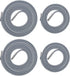 Universal Zero Gravity Chair Repair Cord Kit, 4 Pack Replacement Elastic Cords Repair Tool Kit for Repairing Zero Gravity Chair, Recliners (Silver...