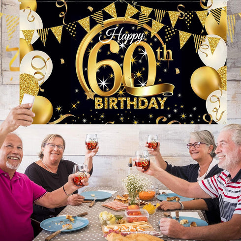 Birthday Stemless Wine Glass, Gold Birthday Wine Glass Present for Men Women Party Wedding Anniversary Party Decorations, 17 oz Stemless(Cheers to...