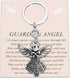 FUSTMW Angel Keychain Guardian Angel Gifts Faith Gifts Prayer gifts Blessing Gifts Guardian Angel Charm Key Chain Gifts...