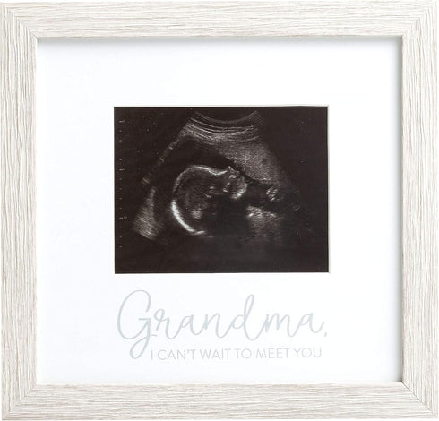 Kate & Milo Rustic Grandma Sonogram Picture Frame, Pregnancy Announcement, Ultrasound Baby Photo Frame, Gender-Neutral Baby Keepsake Frame, Tablet...