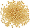PH PandaHall 800pcs Smooth Round Spacer Beads, 5mm Gold Plated Iron Beads Seamless Gold Ball Loose Metal Beads for Necklace, Bracelet, Earring Mak...