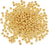 PH PandaHall 800pcs Smooth Round Spacer Beads, 5mm Gold Plated Iron Beads Seamless Gold Ball Loose Metal Beads for Necklace, Bracelet, Earring Mak...