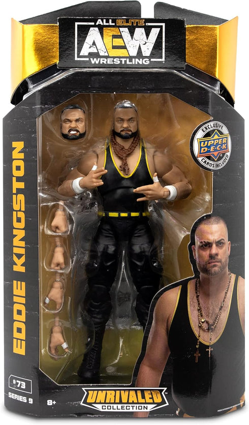 Eddie Kingston - AEW Unrivaled 9 Toy Wrestling Action Figure...