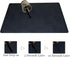 Coffee Mat for Counter, Coffee Bar Accessories Fit Under Coffee Maker Espresso Machine, Absorbent Rubber Backed Dish Drying Mat, 12"x19", Black...