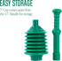 JS Jackson Supplies Professional Bellows Accordion Toilet Plunger, High Pressure Thrust Removes Heavy Duty Clogs from Clogged Bathroom Toilets, Al...