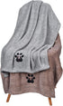 Dog Towels for Drying Dogs - Pack of 2 - Super Absorbent Soft Microfiber Pet Bath Grooming Towel for Dogs and Cats & Other Pets (M-36" * 28", Grey...