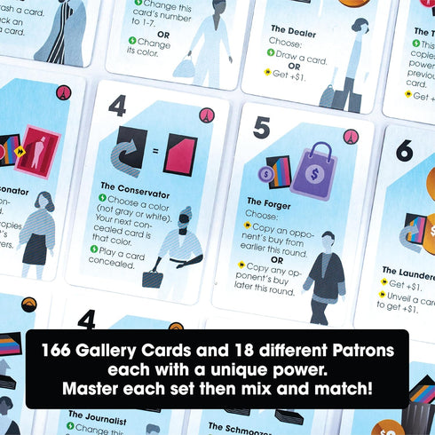 Avant Carde - by Resonym - Board Game - Deck building game of avant-garde art collection - Ages 8+...
