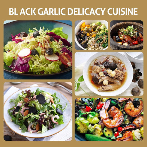 Black Garlic 170g Whole Black Garlic Aged for Full 90 Days Black Garlic Jar 0.37 Pounds...
