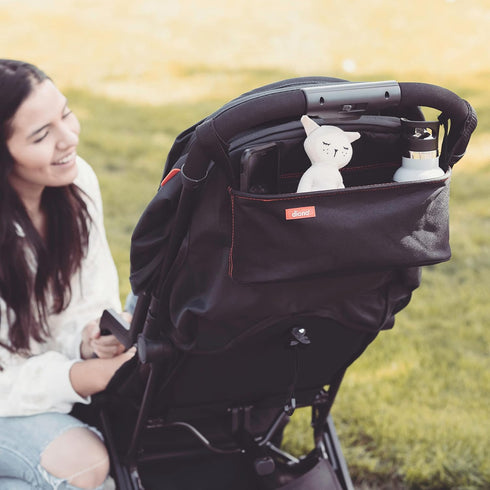Diono Buggy Buddy Universal Stroller Organizer with Cup Holders, Secure Attachment, Zippered Pockets, Safe & Secure, Black...