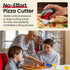Kitchy Pizza Cutter Wheel with Protective Blade Cover, Ergonomic Pizza Slicer (Red)...